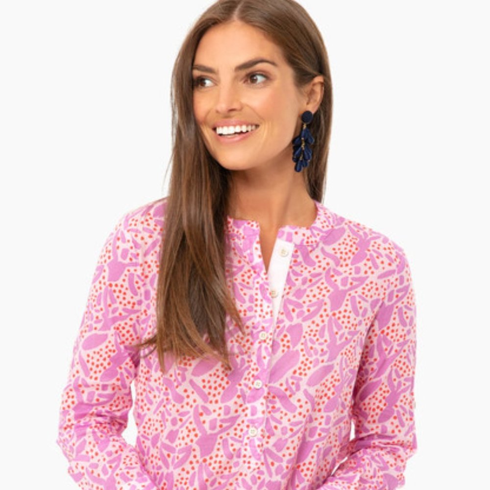 IRIS PAINTERLY FREYA BLOUSE by Persifor